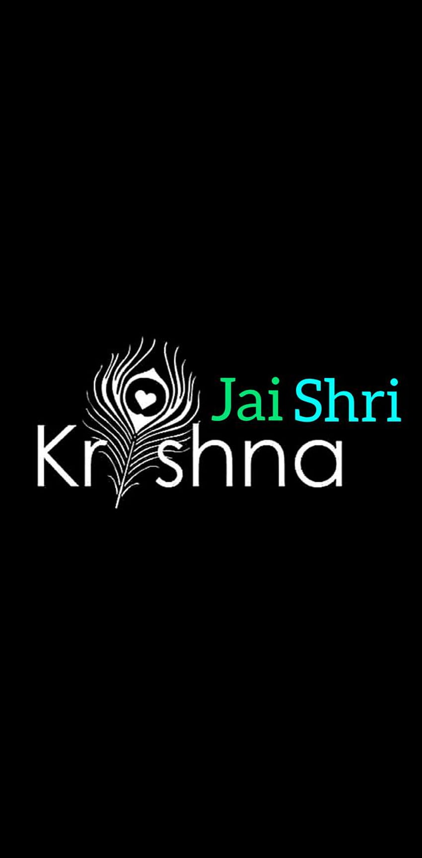 Jai Shri Krishna de DevanshiNarula - en ZEDGEâ fondo de pantalla del teléfono